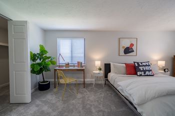 Large primary bedroom at rosemont square apartments in randolph, ma 02368